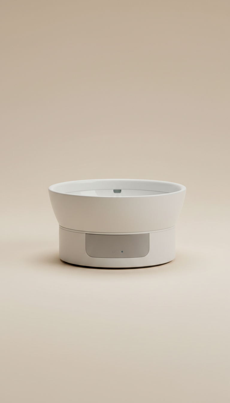 Gamelle connectée en porcelaine
