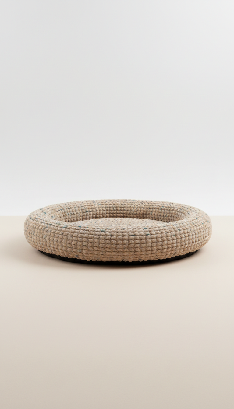 Couchage tissé beige sable doux